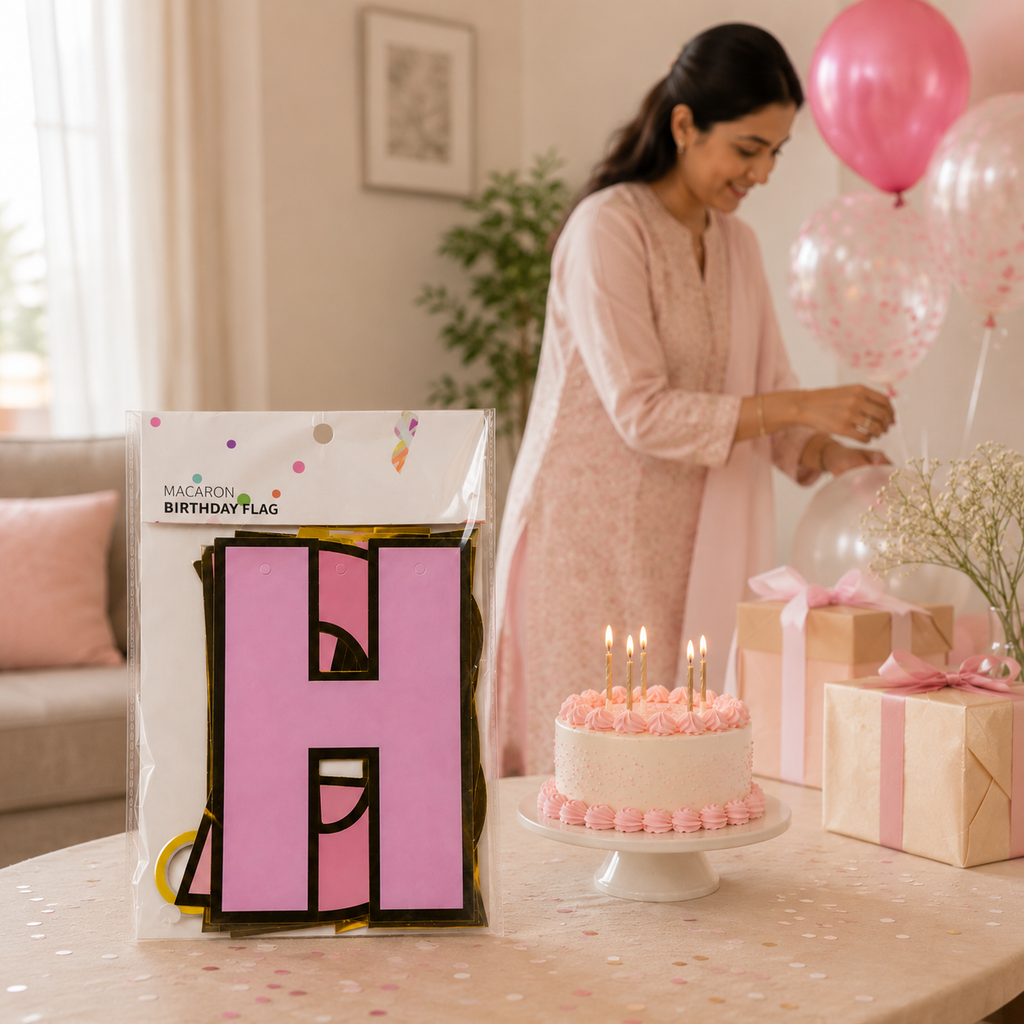Happy Birthday Party Flag – A Cute Touch for Any Celebration