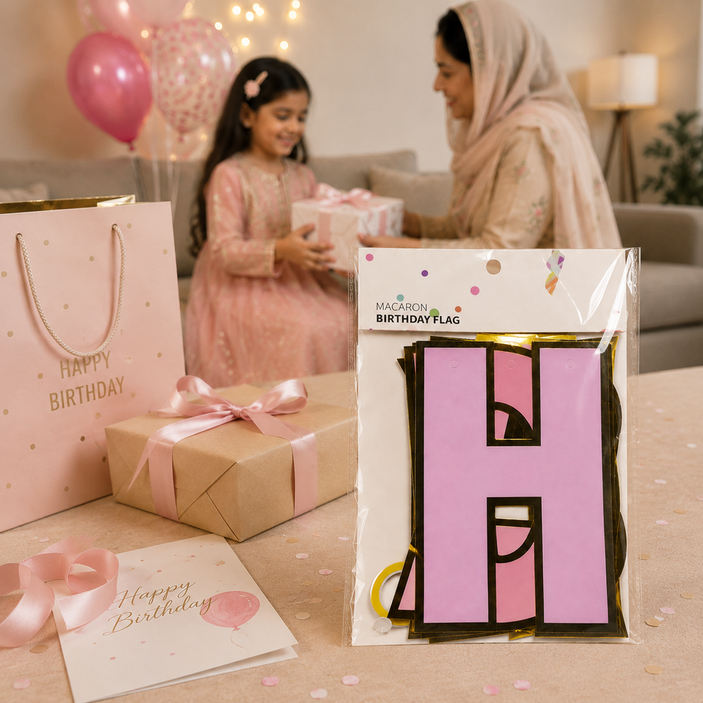 Happy Birthday Party Flag – A Cute Touch for Any Celebration