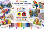 chicaro 18 colours 3.0mm colour pencils
