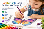 chicaro 18 colours 3.0mm colour pencils