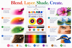 chicaro 18 colours 3.0mm colour pencils