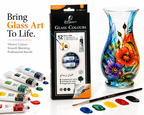 Giorgione 12 Colours Endless Creativity Premium Glass Colours for Creative Art & DIY Projects