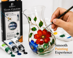 Giorgione 12 Colours Endless Creativity Premium Glass Colours for Creative Art & DIY Projects