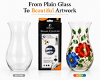 Giorgione 12 Colours Endless Creativity Premium Glass Colours for Creative Art & DIY Projects