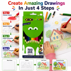 Zibi 12-Colour Pencils – Bright Coloured Pencil Set for Kids, School, Drawing & Creative Activities