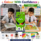 Zibi 12-Colour Pencils – Bright Coloured Pencil Set for Kids, School, Drawing & Creative Activities