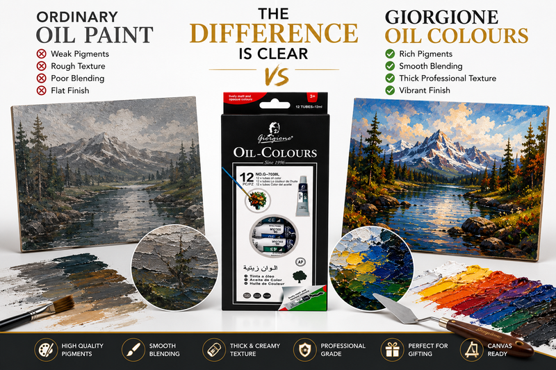 Giorgione unleash Your Creativity with Bright, Long-Lasting oil  Colours