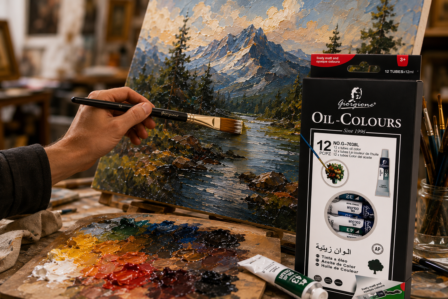 Giorgione unleash Your Creativity with Bright, Long-Lasting oil  Colours