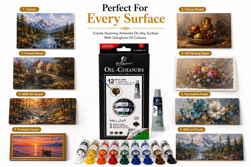 Giorgione unleash Your Creativity with Bright, Long-Lasting oil  Colours