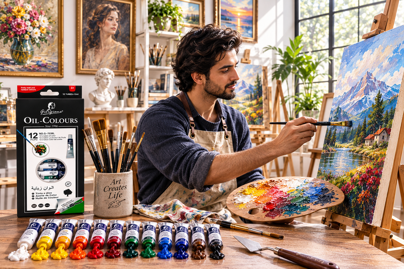 Giorgione unleash Your Creativity with Bright, Long-Lasting oil  Colours