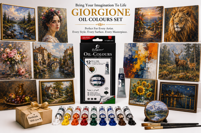 Giorgione unleash Your Creativity with Bright, Long-Lasting oil  Colours