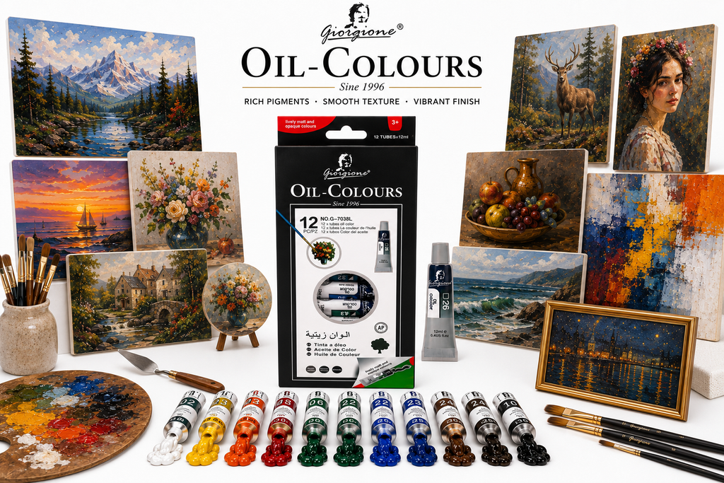 Giorgione unleash Your Creativity with Bright, Long-Lasting oil  Colours