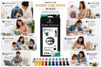 12-Color Fabric Paint Set with 12ml Tubes, Textile & Cloth Painting Colours for DIY Crafts, T-Shirt & Fabric Decoration, Bright Matte Colours with Smooth Finish