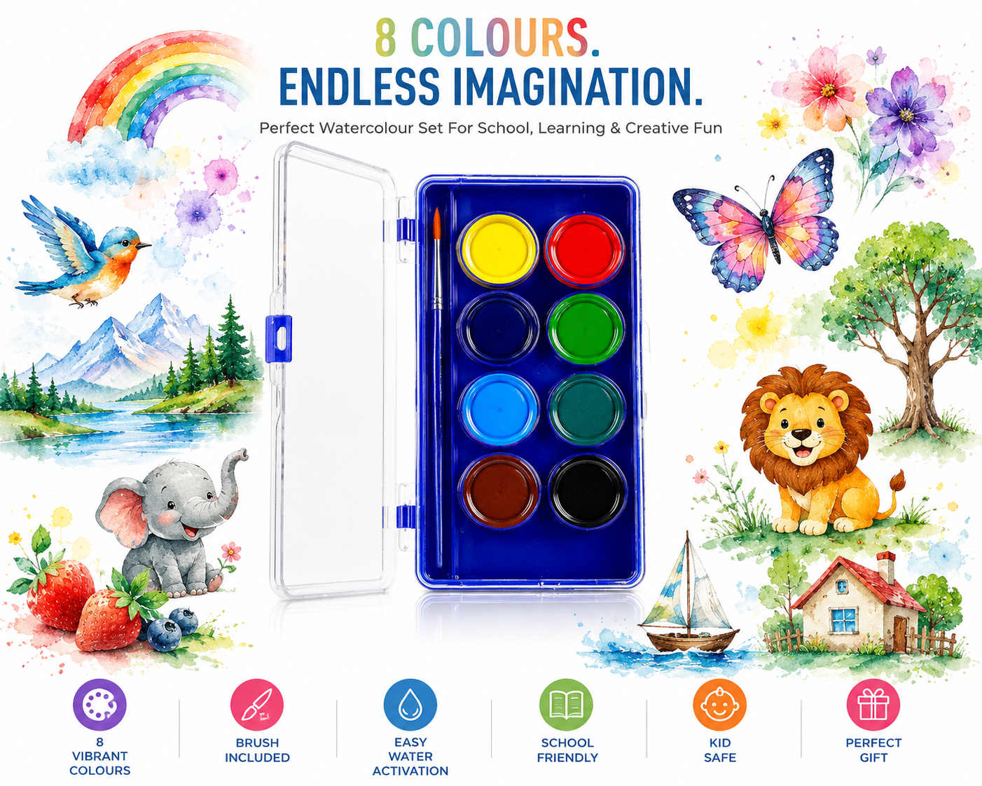 8 Vibrant Colours for Endless Creative Possibilities