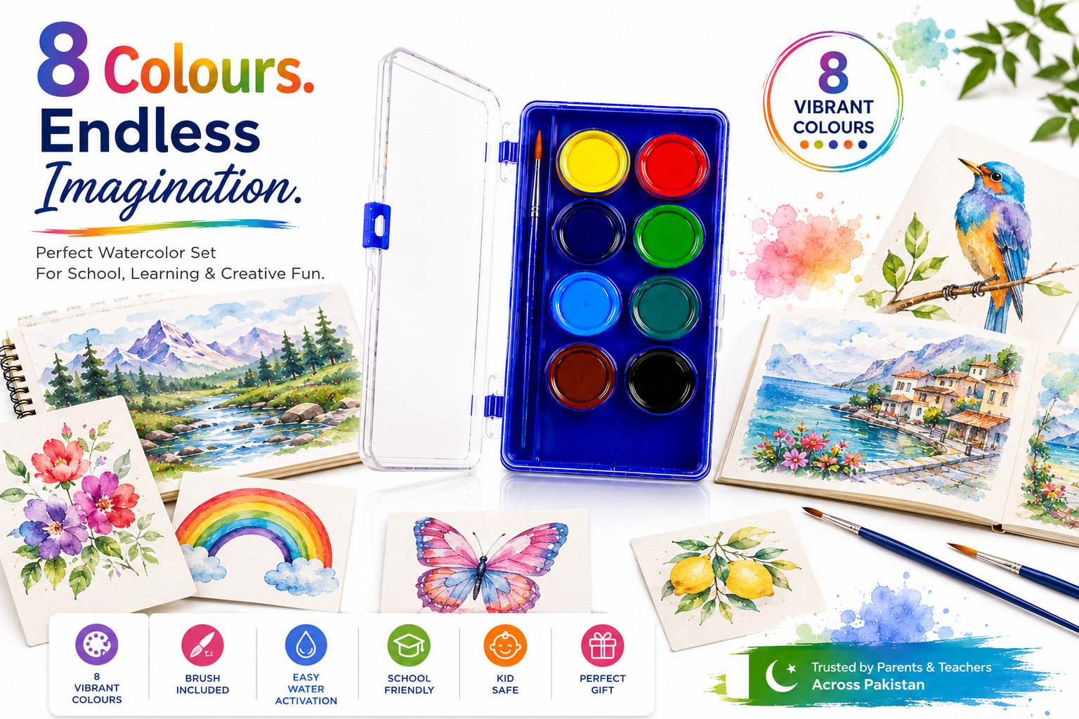 8 Vibrant Colours for Endless Creative Possibilities