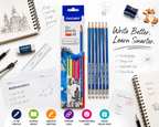 12 HB Graphite Pencils – Smooth, Reliable Pencils for Students, Sketching, Writing & Office Use