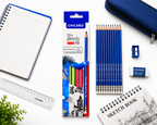 12 HB Graphite Pencils – Smooth, Reliable Pencils for Students, Sketching, Writing & Office Use
