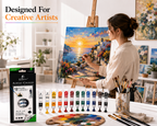Giorgione Vibrant Acrylic Colours Made for Painting, Crafting & Creativity