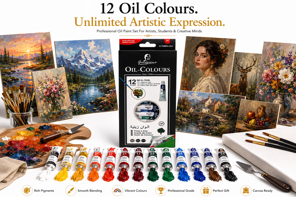 Giorgione unleash Your Creativity with Bright, Long-Lasting oil  Colours