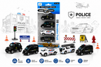 5 Pcs Die-Cast Police Vehicle Toy Set for Kids, Mini Police Cars & Trucks with Realistic Details, City Patrol & Emergency Vehicle