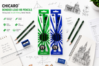 Chicaro HB pencil pack of 12 Smooth Writing & Strong Leads for Everyday Schoolwork