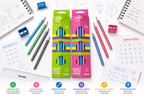 pack of 12  HB Triangle Grip Pencils for Smooth, Comfortable Everyday Writing