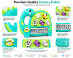 Interactive Musical Dinosaur Toy for Kids, Educational Learning Piano with Animal Sounds, Numbers & ABC Keys, Early Learning Activity Toy for Toddlers