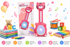Musical Cat Toy for Kids, Interactive Educational Music & Light Toy with Piano Keys, Colorful Light Effects & Fun Melodies, Easy-to-Play Toddler