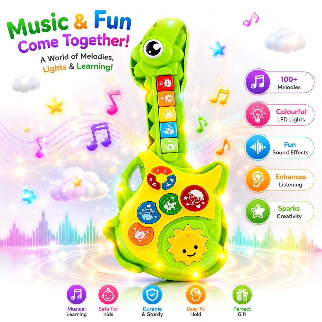 dinasure guitar toy