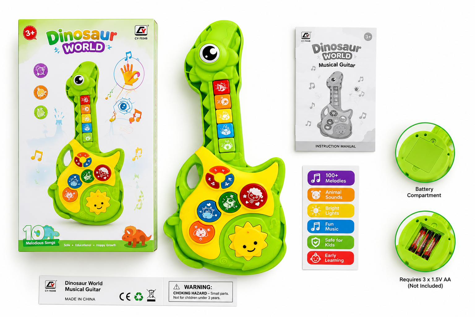 dinasure guitar toy