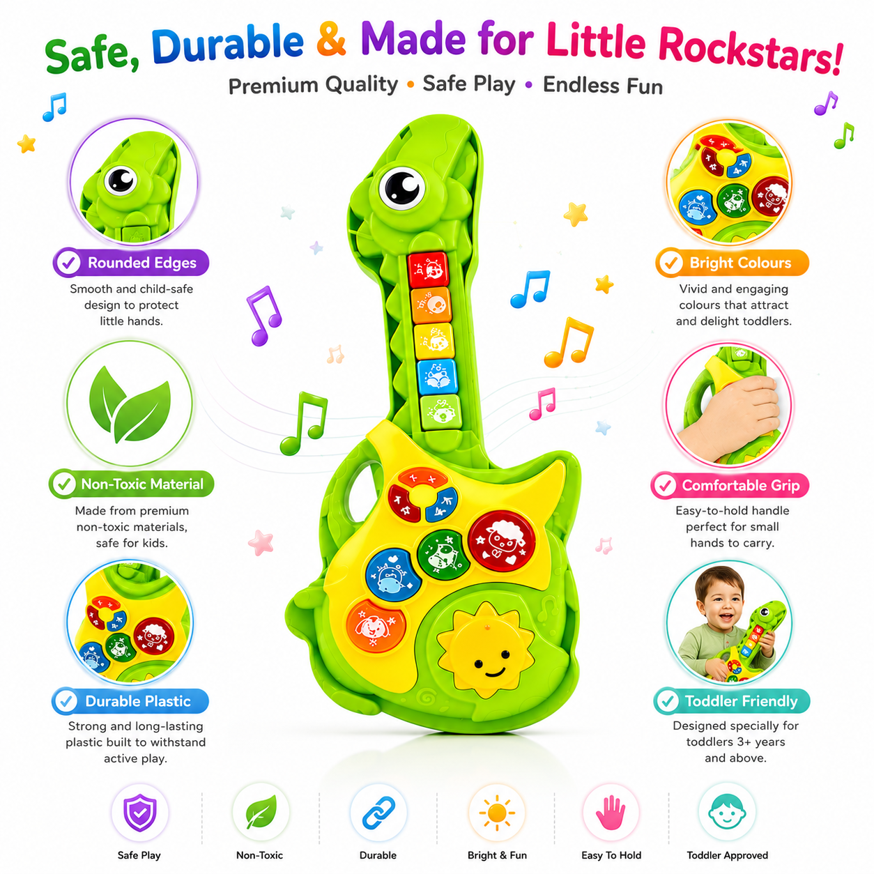 dinasure guitar toy