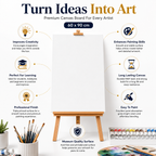 60×90 cm Artist Canvas Board – Large Painting Canvas for Acrylic, Craft Projects, Wall Art & Creative Activities