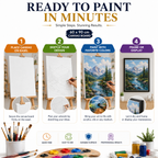 60×90 cm Artist Canvas Board – Large Painting Canvas for Acrylic, Craft Projects, Wall Art & Creative Activities