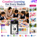 12-Color Watercolor Paint Set – 12ml Tubes Premium Water Colour Paints for Kids, Students, Beginners & Artists, Smooth Blending & Bright Pigments