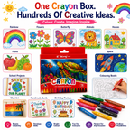 premium 18-Color Hole Crayons – Easy-Hold Coloring Set for Kids, Beginners, Classroom Activities & Creative Art