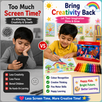 24 Vibrant Hole Crayons for Kids – Smooth Coloring, Easy Grip & Rich Pigments for School and Creative Projects