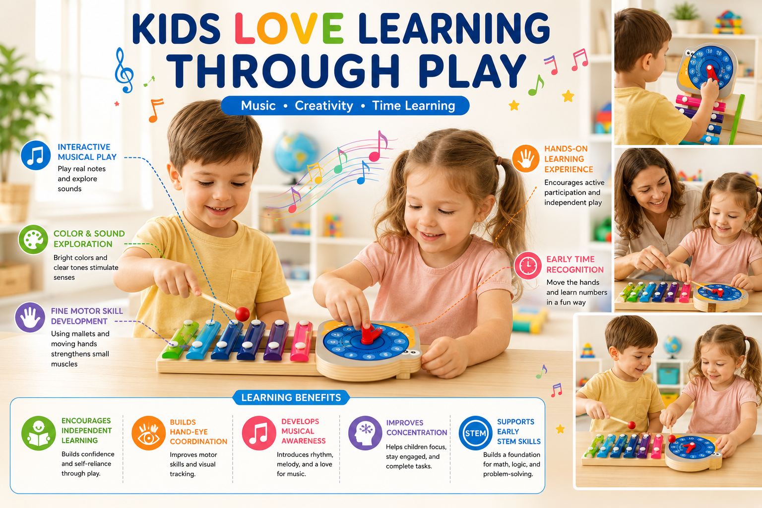 learning through play Xylaphone for kids