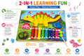 2in1 learning fun xylaphone early education