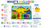 2in1 learning fun xylaphone early education
