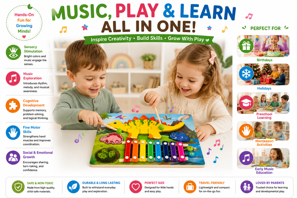 2in1 learning fun xylaphone early education