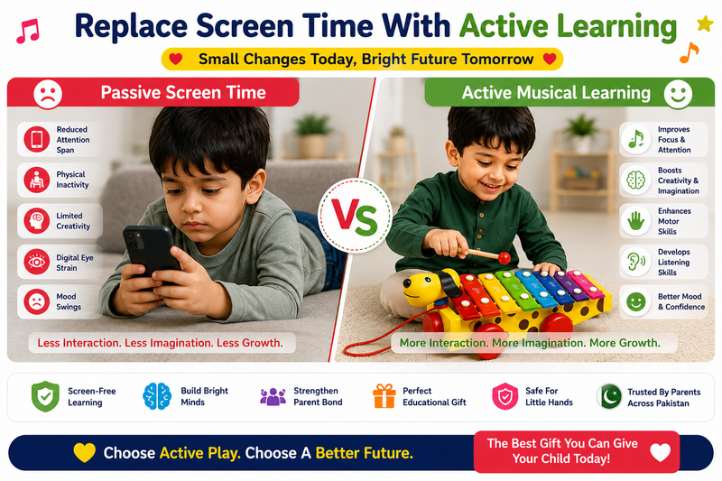 Wooden Hand-Knock Xylophone for Kids – Colorful Animal-Shaped Musical Toy with 8-Key Xylophone & Mallet