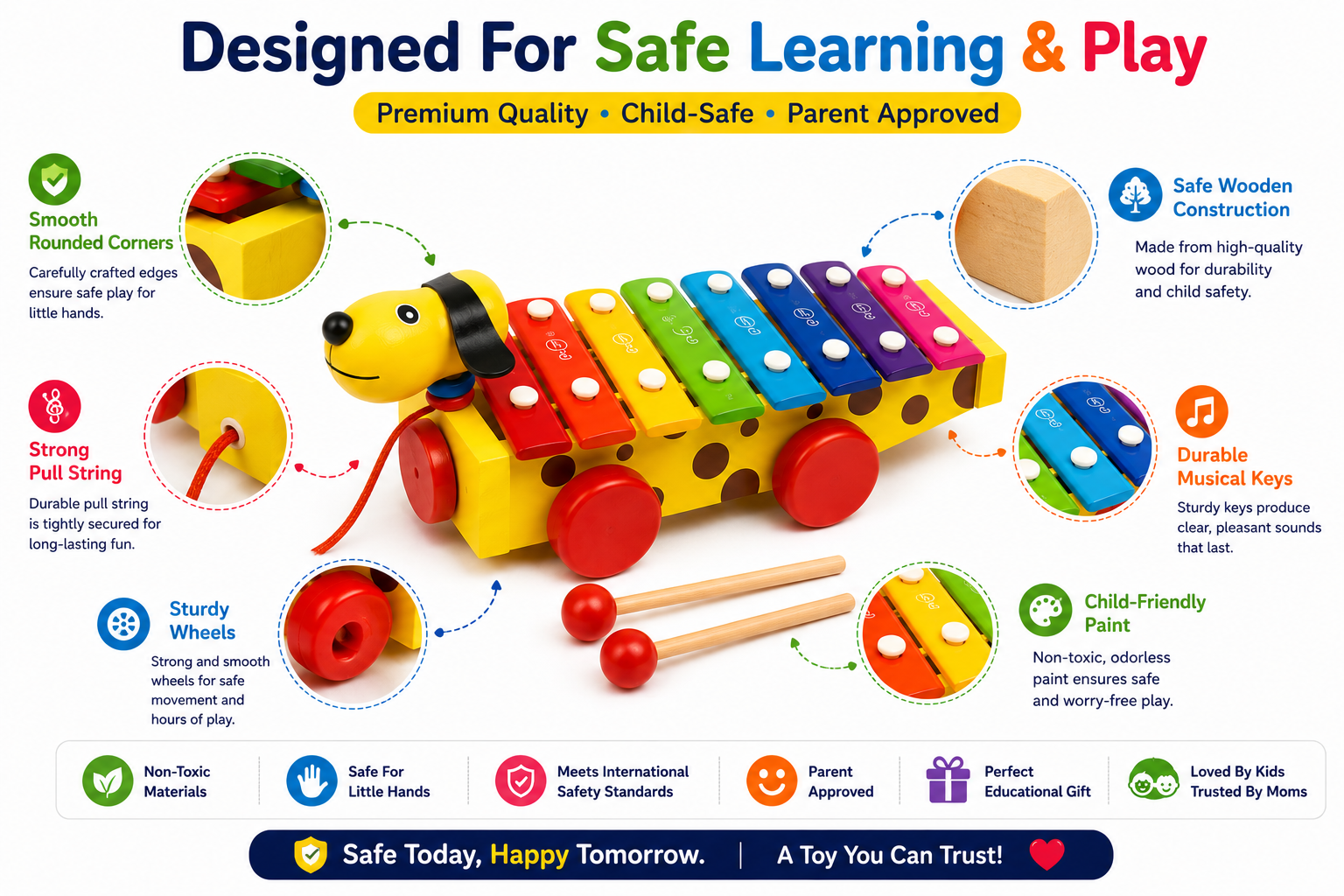 xylophone dog design