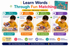 Wooden Match Car Letters Game for Kids – Alphabet Matching & Letter Recognition Learning Toy with Colorful Animal Cars