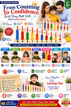 Wooden 1+1 Calculation Shelf Abacus for Kids – Montessori-Inspired Counting & Math Learning Toy with Color Sorting, Addition & Subtraction Activities