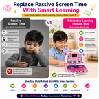 Educational Learning Computer for Kids – Interactive Preschool Learning Toy with LED Screen, Alphabet & Word Learning, Reading, Spelling, Numbers
