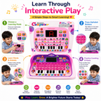 Educational Learning Computer for Kids – Interactive Preschool Learning Toy with LED Screen, Alphabet & Word Learning, Reading, Spelling, Numbers
