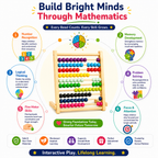 Wooden Abacus for Kids 3+ – 100-Bead Counting & Math Learning Toy with Colorful Sliding Beads – Early Educational Abacus for Number Recognition