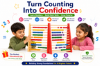 Double-Sided Wooden Abacus for Kids 3+ – Large Counting 1–100 Math Learning Toy with Colorful Beads – Montessori-Inspired Educational Abacus