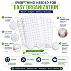 Double-Sided Adhesive Dots – Reusable Sticky Pads for Home Organization, Displays, Crafts & Decorations