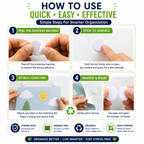 Double-Sided Adhesive Dots – Reusable Sticky Pads for Home Organization, Displays, Crafts & Decorations